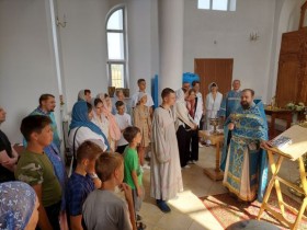 Молебен перед началом учения