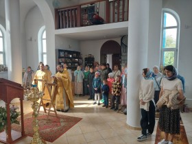 Молебен перед учением