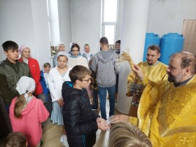 Молебен перед учением