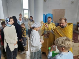 Молебен перед учением