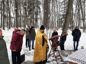 Молебен в часовне Святителя Николая