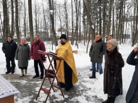 Молебен в часовне Святителя Николая