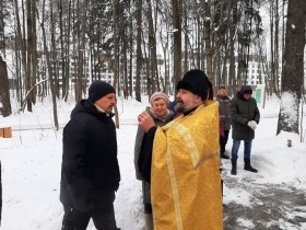 Молебен в часовне Святителя Николая