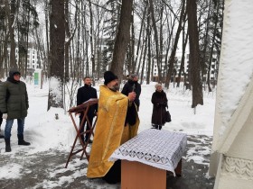 Молебен в часовне Святителя Николая