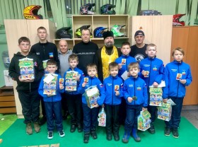 Освящение детского мотоклуба