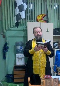 Освящение детского мотоклуба