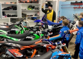 Освящение детского мотоклуба