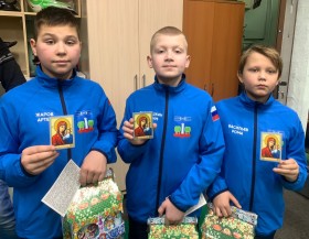 Освящение детского мотоклуба