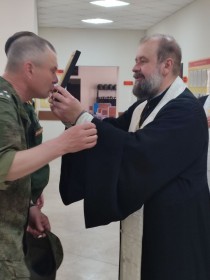 Освящение казармы